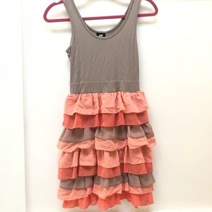 H&M Flirty Layered Ruffle Tank Dress 👗